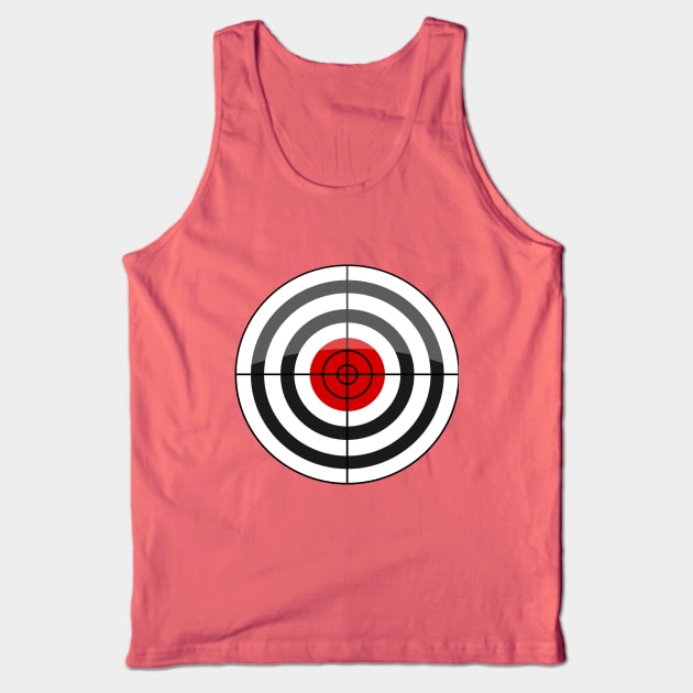 Bull's Eye Target Tank Top by Viral Bliss